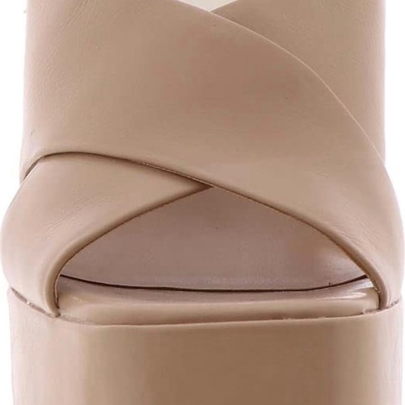 Rare! Dolce Vita Wonder Heels Platform Sandals in Nude/Blush - Picture 3 of 4